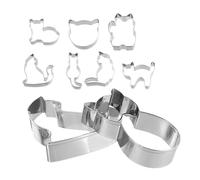 Molde para galletas de gato - 9 piezas de moldes de dibujos animados mini moldes para pastelería dulce | Herramientas divertidas para hornear para cocinar galletas, pasteles, chocolate, cupcakes