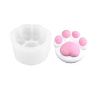 Molde para gato de bricolaje, molde de resina para gato, molde de cocción manual DIY - Molde de garra de gato DIY para galletas, chocolate, cubitos de hielo, artig