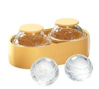 Molde para hacer bolas de hielo - Bandeja de silicona para congelador, herramienta grande para formar hielo | Creador de de enfriamiento reutilizable, accesorio duradero de refrigeración