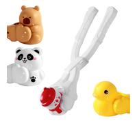 Molde para hacer bolas de nieve, molde para hielo Capibara de dibujos animados y muñeco de nieve | Herramienta para crear bolas de ,Ideal para actividades invernales al aire libre festivales y escuela