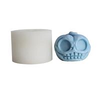Molde para hacer calabazas de Halloween con cabeza de calabaza de resina para hacer jabones hechos a mano, moldes de calabaza de ojos grandes de Halloween