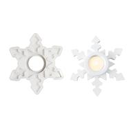 Molde para hacer copos de nieve, suministros para manualidades con fácil desmoldeo, copos de nieve, moldes para hacer velas, para yeso, jabón, arcilla, postre, chocolate, mujeres, adultos
