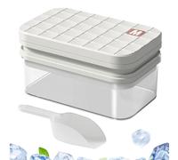 Molde para hacer cubitos de hielo - Bandeja de hielo 56 compartimentos con cuchara de hielo | Gran capacidad para preparar helados para Tequila Vodka Whiskey y Bebidas