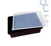 Molde para hacer cubitos de hielo | Fácil extracción de bloques de hielo para facilitar la liberación de cubitos de hielo, bandeja para el congelador en la cocina, para whisky, cóctel, café, zumo