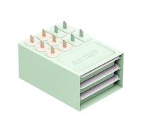 Molde para hacer hielo, bandeja de hielo para congelador, herramienta de cocina con diseño de fácil liberación, molde de ventisca con material resistente, bandeja de bebidas, máquina de ventiscas para