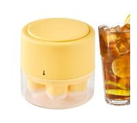 Molde para Hacer Hielo en el Congelador,Molde de Presión Fácil Desmolde con Tapa | Pequeño Vaso Elaborador de Cubitos,para Congelador Frigorífico Café Té Whisky Cóctel y Bebidas Frías