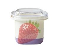 Molde para hacer hielo | Máquina grande de cubo individual con tapa | Recipiente de fácil liberación, utensilio de cocina de grado alimenticio, almacenamiento apilable en congelador para bebidas frías