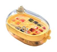 Molde para hacer hielo, molde de hielo con tapa - Molde de hielo con tapa y 24 Rejilla Easy Release | Whisky seguro que fabrica una bandeja para cócteles efectivos, preparación del