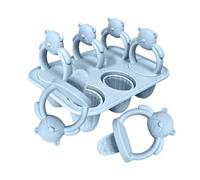 Molde para hacer polos de hielo para la dentición, bandeja de congelación con diseño de oso de silicona, creador de postres reutilizable, herramienta de cocina de fácil liberación | Profesionales prin