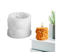 Molde para hacer resina de panal de miel, molde de jabón de silicona 3D, molde de vela cilíndrica - Resina de fundición artística animal decoración del hogar para dulces y chocolate