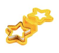 Molde para hacer sándwiches, pan con forma de dinosaurio estrella, cortador de sándwich de desayuno sin corteza y juego de sellador para sándwiches, tostadas, pan, galletas