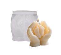 Molde para hacer velas - Silicona, 3.82x1.97x3.94in Molde de fundición de resina antiadherente de liberación | Reusable DIY Craft For Cera epoxi yeso arte para la decoración del hogar, proyectos de