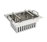 Molde Para Helado, Astilla 16,5 X 12,2 X 6,7 Pulgadas, Máquina De Soldadura De Acero Inoxidable, 40 Agujeros Para Palos, Moldes Para Palitos De Hielo, Moldes Para Paletas Para Bricolaje En El Hogar
