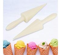 Molde para Helado con Rodillo de Cono de Gofre, 2 uds., Molde para Cono de Helado, Rollo E, Molde Artesanal para Cocina, Decoración para Hornear, Ary