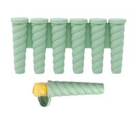 Molde Para Helado - Molde De Silicona Para Hacer Polos Con 6 Cavidades | Ayuda De Desmolde Fácil Para La Elaboración De Polos De Hielo Hechos A Mano Para Gelatina Mermelada Pudín Yogur Y Zumo De Fruta