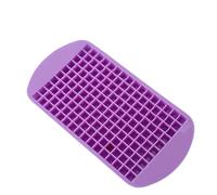 Molde Para Hielo 1 pieza/2 piezas - Molde cuadrado pequeño de silicona for hacer cubitos hielo gran capacidad con 160 rejillas, ideal for la cocina del hogar(Purple2)