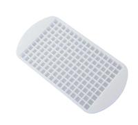 Molde Para Hielo 1 pieza/2 piezas - Molde cuadrado pequeño de silicona for hacer cubitos hielo gran capacidad con 160 rejillas, ideal for la cocina del hogar(Off white-2pcs)