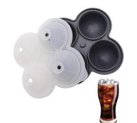 Molde para Hielo,Silicona de Alimenticio y Fácil Desmoldeo | Moldes s para hielo bola para bourbon | Para whisky, cóctel, bourbon, café, agua, bebidas, hogar, restaurante, cocina, congelador