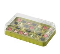 Molde para Hielos Grandes,Contenedor De Gran Capacidad A Prueba De Fugas,Molde Para Hielo Con Tapa Para Congelador | Para Enfriar Whisky Bourbon Cócteles Vino Viajes Autocaravana Camping Restaurante H