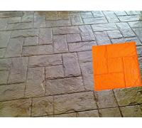 Molde para hormigón impreso, estampado Losa GRIEGA 61X61 cm - Moldes Hormigon Impreso Losa Tematización (KIT 2 SEMIRIGOS + 1 FLEXIBLE)