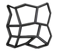 Molde Para HormigóN,Moldes Hormigon Impreso 9 Grid 36 cm Pavimento de jardín Pavimento Pavimento Molde de hormigón DIY Pavimento de cemento Ladrillo Piso Sendero Molde