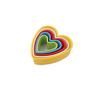 Molde para Hornear 5pc / Set Cookie Biscuit Cortador de Molde Bricolaje Pastel Molde Fondant Decoración Plástico Multi Forma Gingerbread Cortadores De Hornear Herramienta Silicona