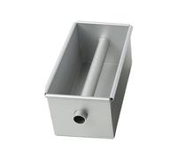 Molde para Hornear Pasteles Largos Antiadherente Molde para Pasteles CorazóN Que Fluye Molde para Pan Cuadrado de AleacióN Aluminio con Herramientas