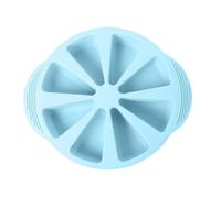 Molde para hornear Scone, diseño antiadherente de 8 cavidades, 32 x 28,1 x 4,5 cm, bandeja de molde para tartas resistente al calor, molde triangular de silicona, diseño que ahorra espacio, para