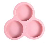 Molde para huevos compatible con freidoras de aire, silicona para molde para una fácil preparación de comidas (rosa)
