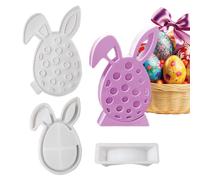 Molde Para Huevos De Pascua,Arte Decorativo De Hormigón Con Forma De Huevo De Conejo Para Decoración | Molde Para Fundición Con Resina Epoxi,Para Centros De Mesa En Cenas Bodas Y Hogar