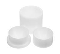 Molde para Jabón de Bola Reutilizable PP Blanco 1 Set para Casa | Fácil de Limpiar y Desmoldar, Uso Doméstico para Jabón y Champú Sólido, Forma Redonda
