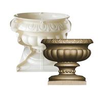 Molde para macetas de jardín: matriz de contenedores florales de 1700 g, guía para formar esculturas, patrón de fundición de cerámica, estructura artesanal decorativa, herramienta de creación manual |