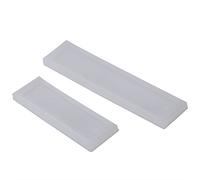 Molde para Marcapáginas, 2 Unidades/juego de Molde para Colgante de Bricolaje, Molde de Silicona Rectangular para Hacer Joyería de Resina Epoxi, Herramienta Artesanal para