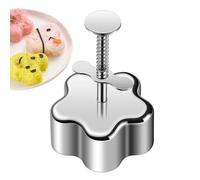Molde para Onigiri, Molde para Sushi Antiadherente de Acero Inoxidable - Divertido Prensa para Onigiri, Gadget de Cocina, Molde para Arroz para Sushi, Moldes para Arroz de Acero Inoxidable Antiader