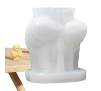 Molde para osos, molde de silicona oso | Oso muscular de dibujos animados 3D que moldes,Suministros artesanales hechos a mano, herramientas artesanales para la decoración del hogar, manualidades, vela