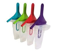 Molde para paletas de hielo con pajita, sin BPA, congelaci n r pida para refrigerios saludables, ideal para jugos, yogures y pur s, apto para ni