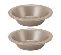 Molde para Pan de Hamburguesa de Acero Al Carbono, Antiadherente, Redondo, para Hornear Pan, para Cocina Casera y Horneado Profesional, 2 uds., Dorado
