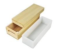 Molde para pan de jabón, moldes de jabón con tapa, 1300 ml, antiadherente, fácil liberación, para proyectos de manualidades, pasteles, pudín