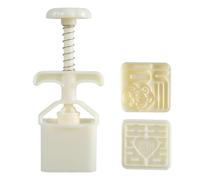 Molde para pastel de luna prensado a mano, tradicional, para hornear pasteles de judías verdes, herramienta