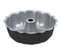 Molde para pasteles acanalado antiadherente cl sico Chef's de Cuisinart, de 9-1/2 pulgadas, plateado