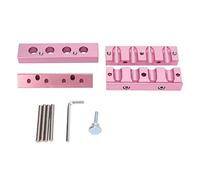 Molde para pintalabios DIY de Aluminio, Herramienta Multiusos para Hacer bálsamo Labial con 4 Agujeros, para gelatina/lápices labiales de Doble Color/sándwich