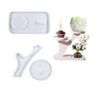 Molde Para Portavelas Moldes De Soporte Forma Soporte Empalme Suministros Arte Hechos A Mano Adecuados Hacer Moldes Silicona Decoración Del Hogar