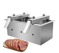 Molde para prensar carne, herramienta de prensado de acero inoxidable para dar forma a carne de res, cerdo, hamburguesas, perfecto para cocinar sándwiches de ladrillo
