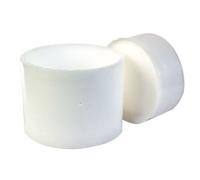 Molde para queso casero liso mediano 900 g tipo corimbo, plástico alimentario PE/PP, resistente para prensado, acabado uniforme, 125x95 mm