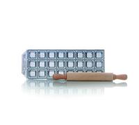 Molde Para Ravioles Risoli RAVIOLCASA, Modelo 20074 10B, 24 Huecos Con Rodillo