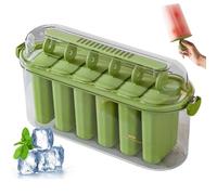 Molde Para s - Antiadherente, A Prueba De Fugas, 6 Cavidades | Moldes Con Palitos De,Para Hogar Dormitorio Apartamento Verano Yogur Mermelada Gelatinas Pudin Frutas