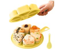 Molde Para Sushi Triangular Prensa Para Bolas De Arroz Con Mango Y 6