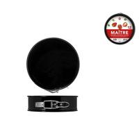 Molde para Tarta Home Maitre Mini con Fondo Antiadherente Negro cm 12