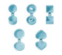 Molde para tartas, 5 unidades de moldes para tartas de dona, molde para hacer piruletas, molde para hornear, moldes para pasteles, chocolate, dulces y postres