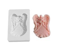 Molde para tartas de ángel de oración, hecho a mano, para hornear, chocolate, postre, boda, herramientas para hornear